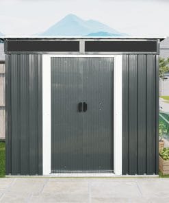 6x5ft Outdoor Metal Storage Shed