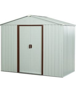 6x5ft Metal Storage Shed With Floor