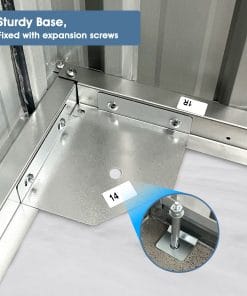 13x20ft Outdoor Metal Storage Shed