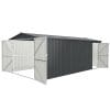 10x20ft Outdoor Metal Storage Shed 24 - BuyStorageShed.com 10x20ft Outdoor Metal Storage Shed