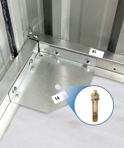 10x20ft Outdoor Metal Storage Shed