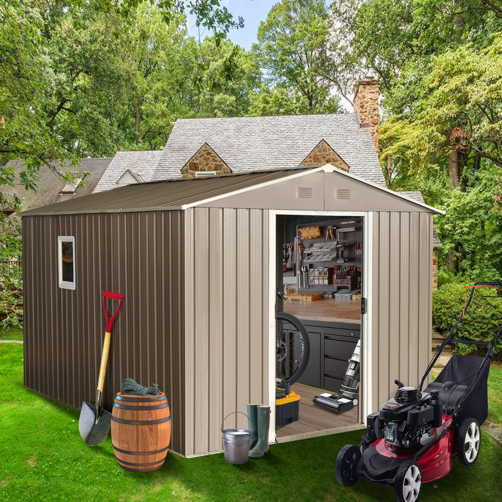 Assembly Instruction For W540S00022 3 - BuyStorageShed.com 8x10ft Metal Storage Shed With Floor