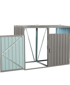 Metal Trash Can Storage Shed 15 - BuyStorageShed.com Metal Trash Can Storage Shed