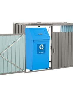 Metal Trash Can Storage Shed 17 - BuyStorageShed.com Metal Trash Can Storage Shed