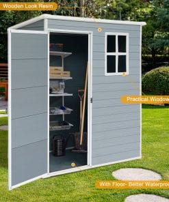 5x3FT Resin Outdoor Storage Shed