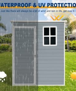 5x3FT Resin Outdoor Storage Shed