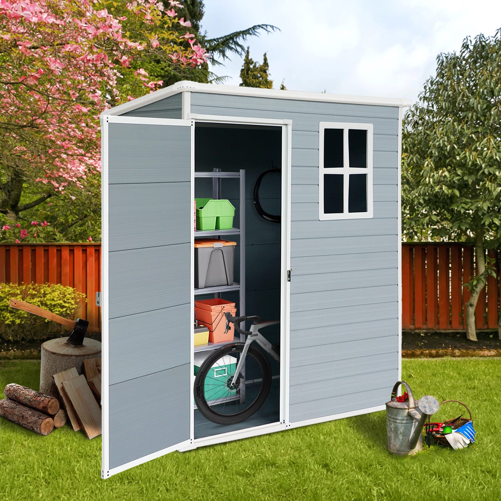 Assembly Instruction For W540S00019 2 - BuyStorageShed.com 5x3ft Resin Outdoor Storage Shed Kit