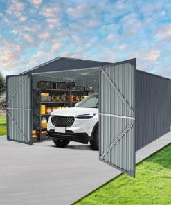 13x20ft Metal Outdoor Storage Shed