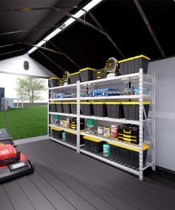 8x12ft Plastic Storage Shed With Floor