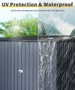 Metal Lean To Bicycle Storage Shed 16 - BuyStorageShed.com Metal Lean To Bicycle Storage Shed