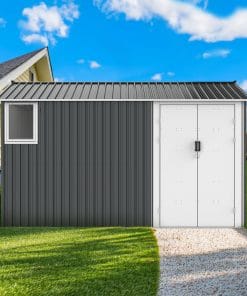 8x12ft Metal Outdoor Storage Shed