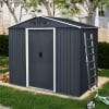 8x4ft Outdoor Storage Shed, Metal 17 - BuyStorageShed.com 8x4ft Outdoor Storage Shed, Metal