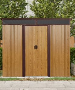 8 x 6ft Outdoor Metal Storage with Window