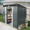 6x5ft Outdoor Metal Storage Shed