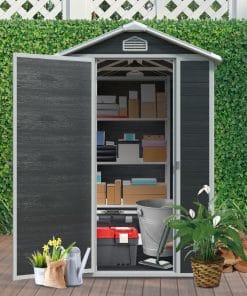 4x6ft Resin Outdoor Storage Shed Kit