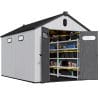 8x12ft Plastic Storage Shed With Floor 15 - BuyStorageShed.com 8x12ft Plastic Storage Shed With Floor