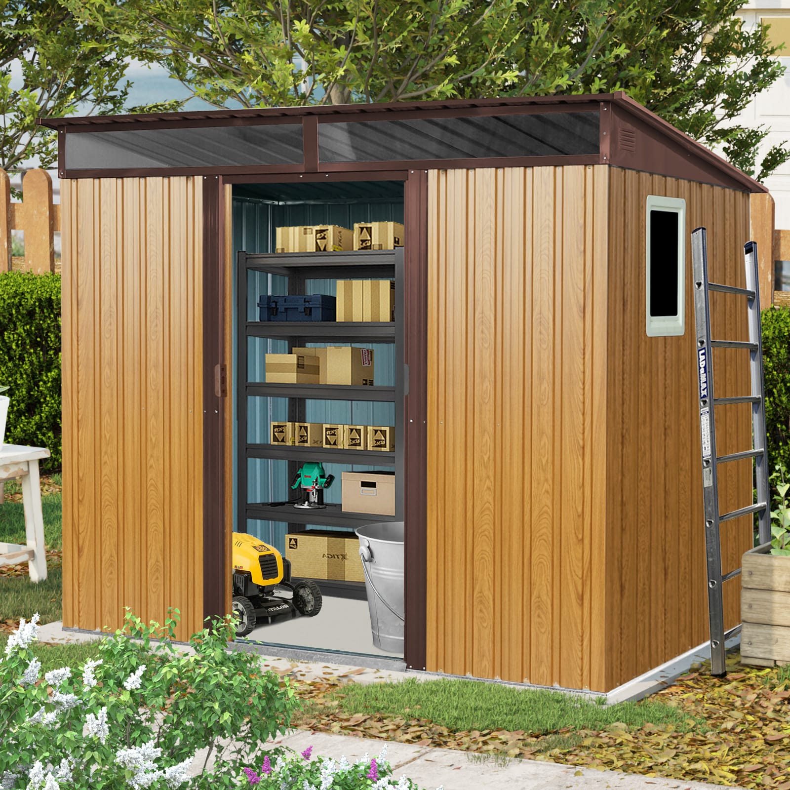 Assembly Instruction For W540P185325 9 - BuyStorageShed.com 8x6ft Outdoor Metal Storage Shed