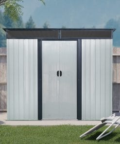 8x6ft Outdoor Metal Storage Shed