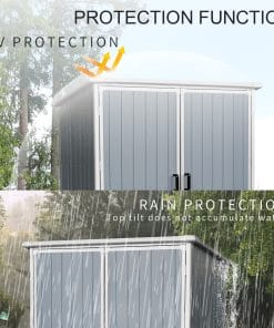 5x3ft Outdoor Storage Shed