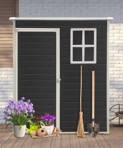 5x3ft Resin Outdoor Storage Shed Kit