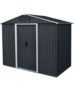 8x4ft Outdoor Storage Shed, Metal