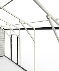 23x22ft Double Door Garage Metal Shed 20 - BuyStorageShed.com 23x22ft Double Door Garage Metal Shed