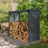 Outdoor Steel Firewood Shed