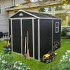 6x8ft Resin Outdoor Storage Shed Kit 19 - BuyStorageShed.com 6x8ft Resin Outdoor Storage Shed Kit