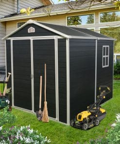 6x8ft Resin Outdoor Storage Shed Kit