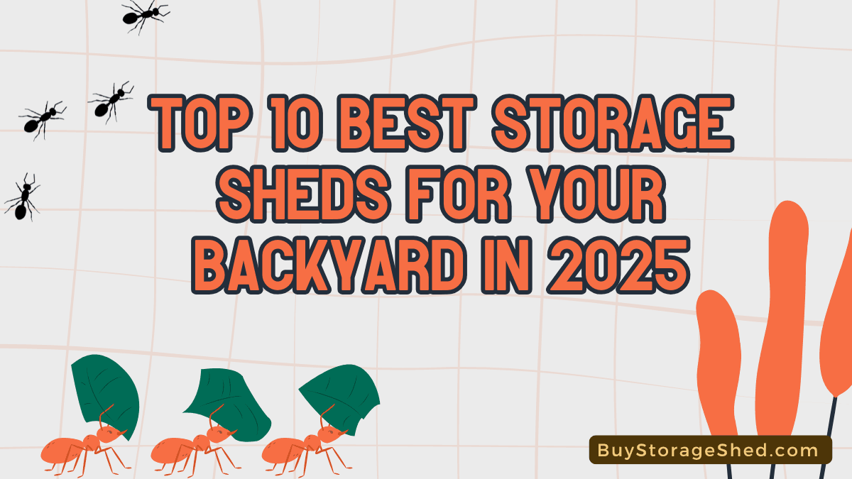 Top 10 Best Storage Sheds for Your Backyard in 2025