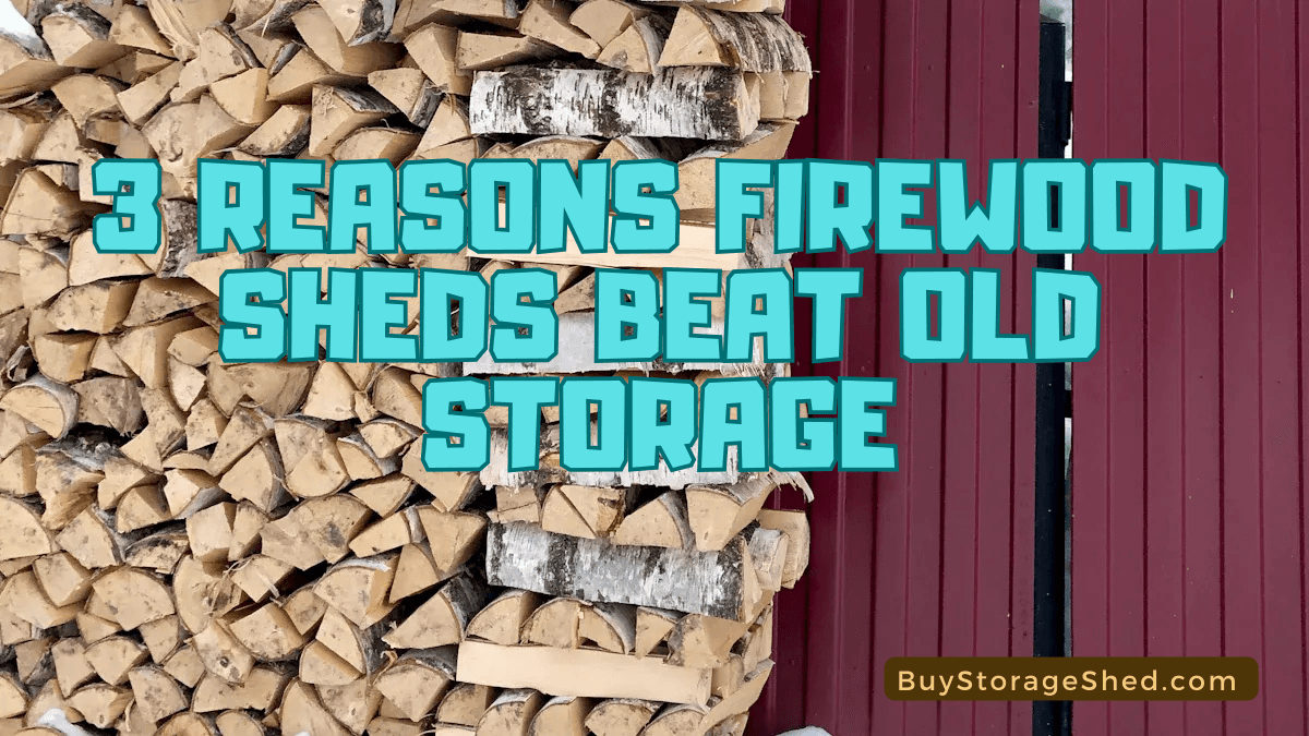 3 Reasons Firewood Sheds Beat Old Storage - BuyStorageShed.com