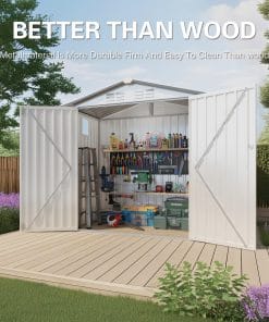 6x4 FT Metal Outdoor Storage Shed 10 - BuyStorageShed.com 6x4 FT Metal Outdoor Storage Shed