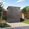 5x3 Ft Metal Outdoor Storage Shed, Gray 16 - BuyStorageShed.com 5x3 Ft Metal Outdoor Storage Shed, Gray