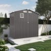 6×4 FT Metal Outdoor Storage Shed, Gray 17 - BuyStorageShed.com 6×4 FT Metal Outdoor Storage Shed, Gray