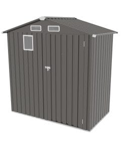 6×4 FT Metal Outdoor Storage Shed, Gray 15 - BuyStorageShed.com 6×4 FT Metal Outdoor Storage Shed, Gray