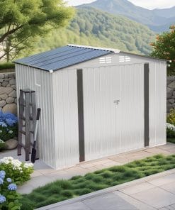 8x6 FT Metal Outdoor Storage Shed
