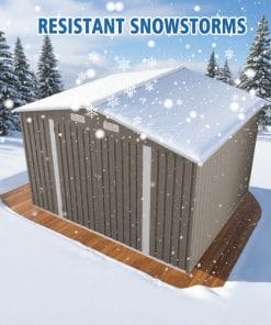 10 x 8 FT Outdoor Storage Shed 17 - BuyStorageShed.com 10 x 8 FT Outdoor Storage Shed