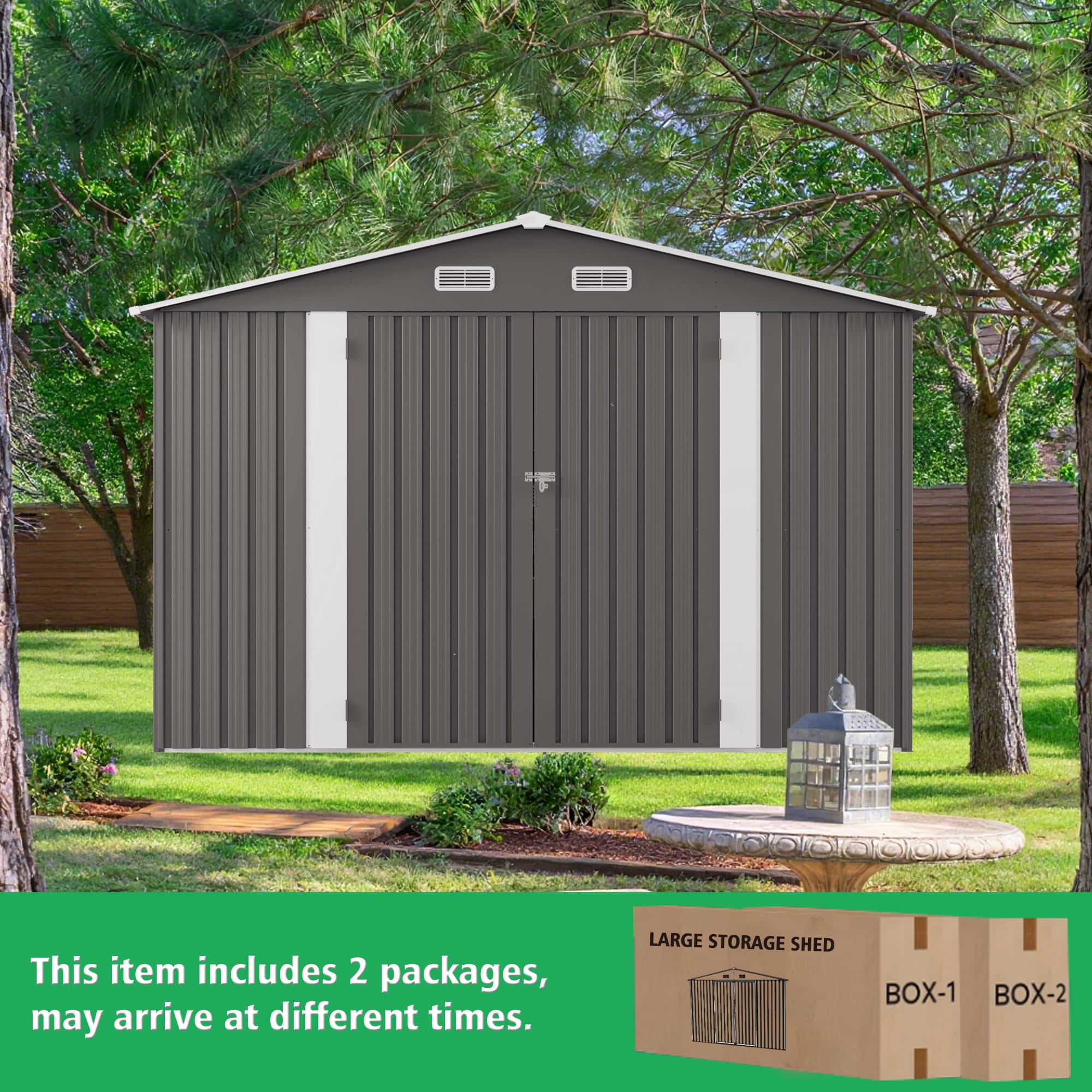 10x12FT Outdoor Storage Shed 7 - BuyStorageShed.com 10x12FT Outdoor Storage Shed