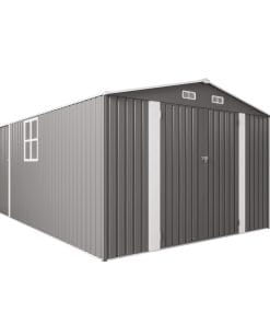 10x14 FT Outdoor Metal Storage Shed 26 - BuyStorageShed.com 10x14 FT Outdoor Metal Storage Shed