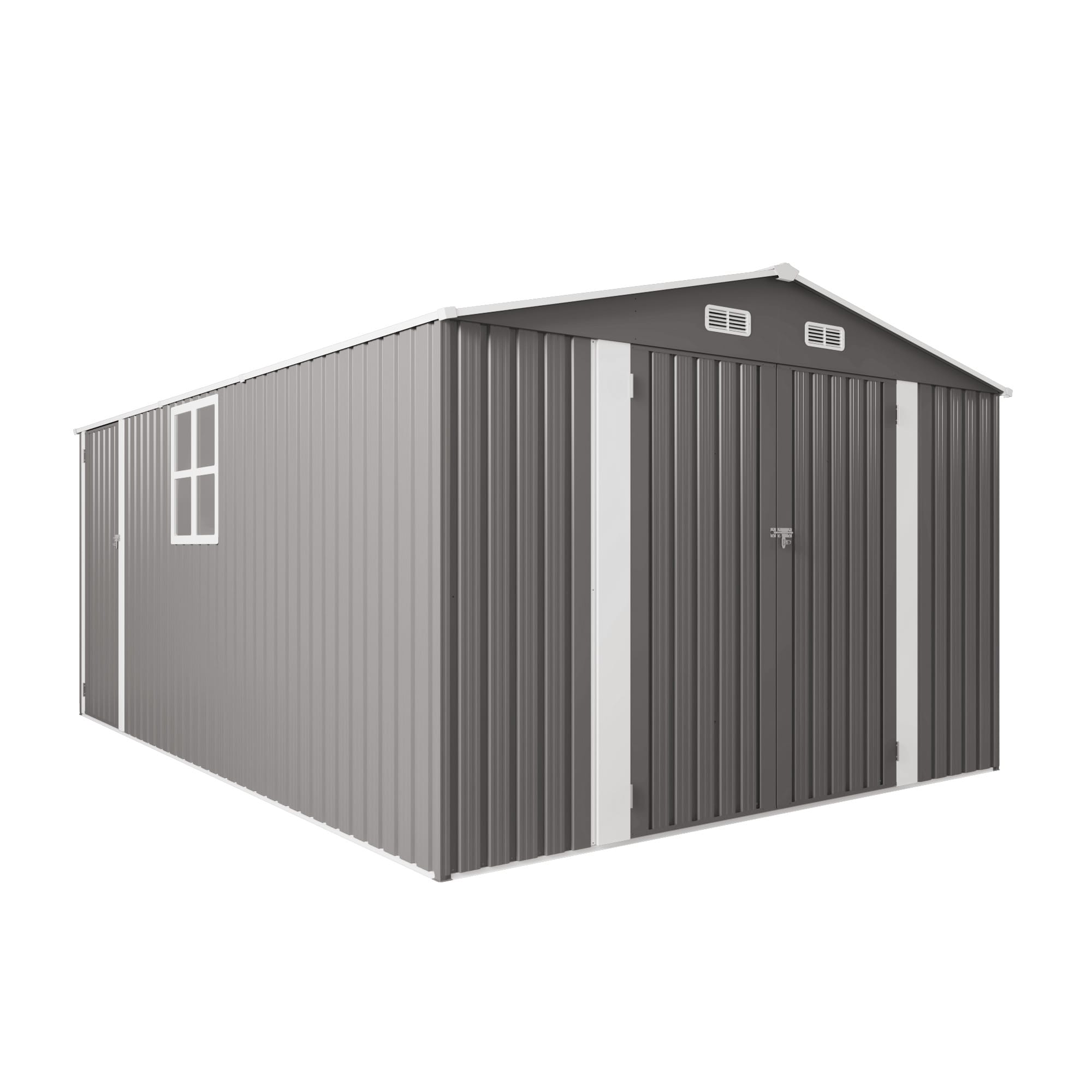 10x14 FT Outdoor Metal Storage Shed 12 - BuyStorageShed.com 10x14 FT Outdoor Metal Storage Shed