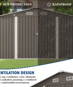 10 x 8 FT Outdoor Storage Shed 16 - BuyStorageShed.com 10 x 8 FT Outdoor Storage Shed