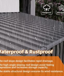 4 x 9FT Outdoor Storage Shed