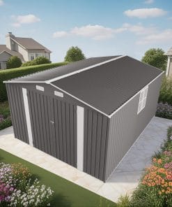 10x14 FT Outdoor Metal Storage Shed 25 - BuyStorageShed.com 10x14 FT Outdoor Metal Storage Shed