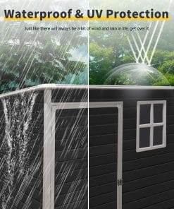 5 x 3 Ft Outdoor Plastic Storage Shed