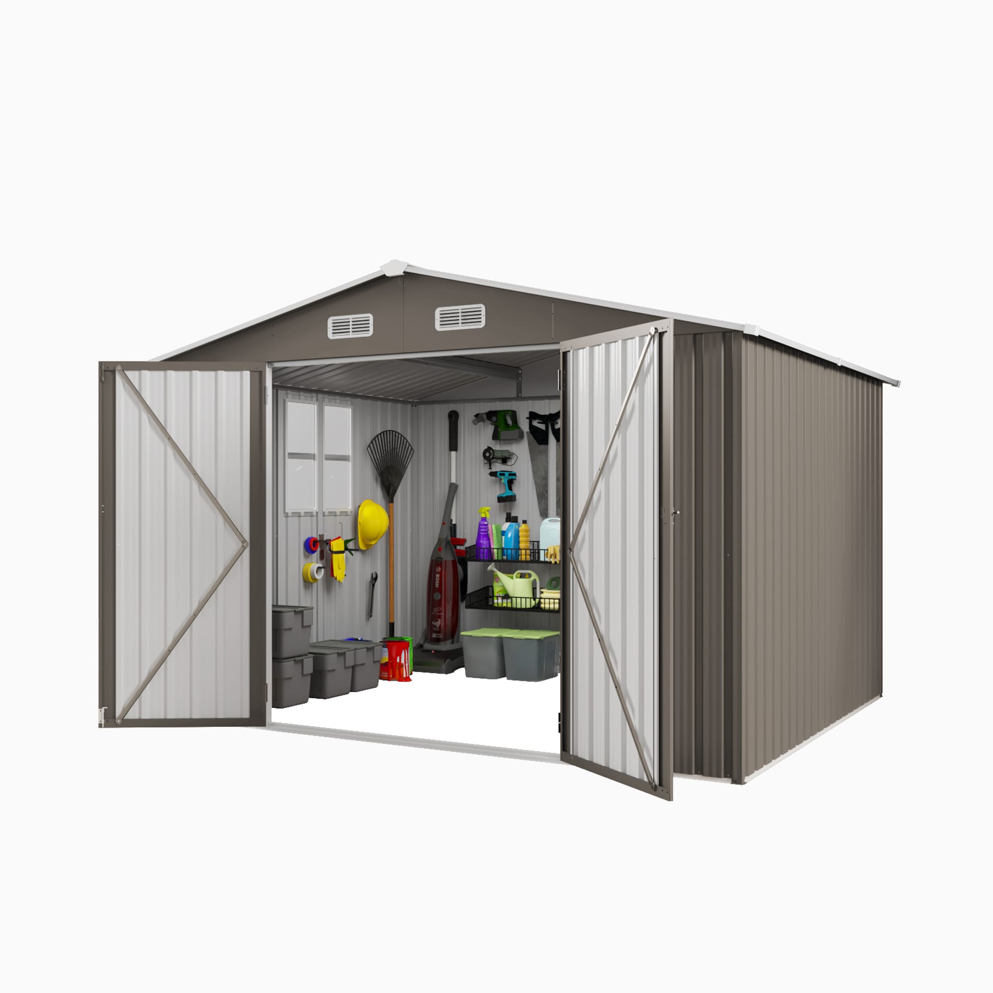 10 x 8 FT Outdoor Storage Shed 12 - BuyStorageShed.com 10 x 8 FT Outdoor Storage Shed