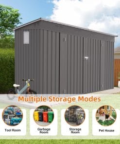 4x9FT Outdoor Storage Shed