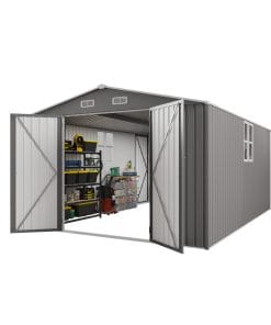 10x14 FT Outdoor Metal Storage Shed 28 - BuyStorageShed.com 10x14 FT Outdoor Metal Storage Shed