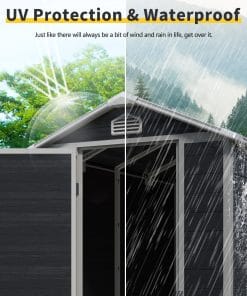 4 x 6 Ft Outdoor Plastic Storage Shed 14 - BuyStorageShed.com 4 x 6 Ft Outdoor Plastic Storage Shed