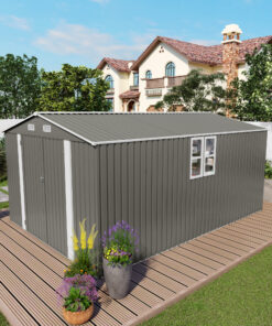10x14FT Outdoor Metal Storage Shed 23 - BuyStorageShed.com 10x14FT Outdoor Metal Storage Shed