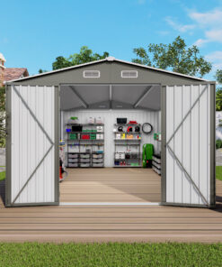10x14FT Outdoor Metal Storage Shed 22 - BuyStorageShed.com 10x14FT Outdoor Metal Storage Shed